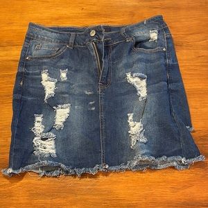 Jean skirt